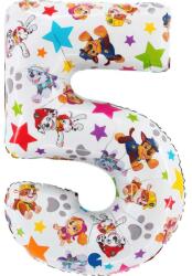  nickelodeon Mancs Őrjárat Szülinapi Fólia lufi 5-ös 66 cm