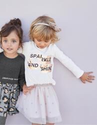 Next Feliratos, nyomott mintás Sparkle and Shine felső/póló 3-4 év (104 cm)