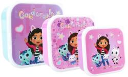  Netflix Gabi babaháza 3db Szendvicsdoboz uzsonnás BPA mentes