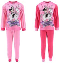  DISNEY Minnie egér Unikornis meleg polár pizsama szett/2db 5-6 év (116 cm)