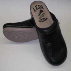  Ledi női anatómiai halluxos bőr klumpa fekete 429/N2 1 pár