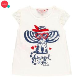 boboli Csinos póló/felső Cica hölgy 2-3 év (98 cm)