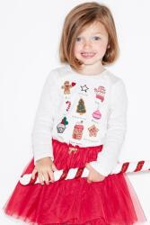 Next Karácsonyi kollekciós póló felső krém szín 18-24 hó (92 cm)