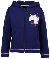 Blue Seven Éjkék színű zipzáras felső Unikornis kollekciós 2-3 év (98 cm)