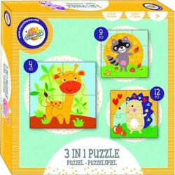 Toy Universe OVIS Puzzle 3 az 1 ben kis állatok