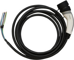 Schrack töltőkábel Typ2, 16A 3 fázisú, 5m kábellel