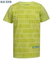 Blue Seven póló feliratos lime 16 év (176 cm)