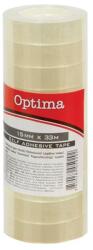  Optima Ragasztószalag OPTIMA víztiszta 15mmx33m átlátszó 10 db/csomag