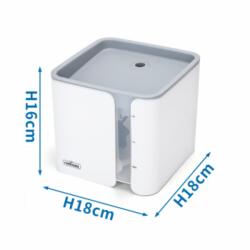 Nobleza kutya és macska itató szökőkút cserélhető szűrőkkel 2L 18x18x16cm 40274