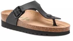  Grünland Hola papucs fekete flip flop pár