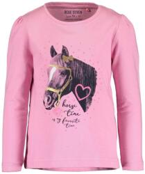 Blue Seven póló szíves lovas rózsaszín 18-24 hó (92 cm)