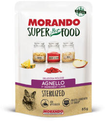 Morando Super Pet Food Sterilized kacsás macska mousse 85 g