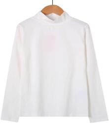 GLO-STORY Hosszú ujjú sztreccs garbó krém szín 10-11 év (140-146 cm)