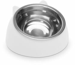  Etetőtál macskáknak 165x100mm fehér