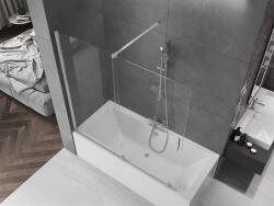 Mexen Velar Kádparaván 2 részes csúszó 160 x 150 cm, átlátszó nano, króm - 896-160-000-01-01 Kádparaván (5905315220721)