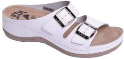 Ledi női papucs fehér csatos 404/18 (munkavédelmi is) 1 pár