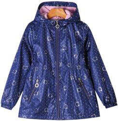  Cicás pöttyös átmeneti kabát/dzseki polárral bélelt ibolyakék 2-3 év (92-98 cm)