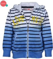  boboli zipzáras felső Music feliratos, matróz csíkos 3-6 hó (68 cm)