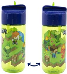  Minecraft Minecraft szívószálas műanyag kulacs 430 ml