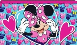  DISNEY Minnie egér Gyerek Neszesszer, tolltartó cipzáras