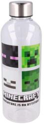  Mojang Átlátszó Minecraft kulacs sportpalack 850ml BPA Mentes
