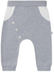  New Baby Baba pamut szabadidő nadrág New Baby The Best szürke 9-12 hó (80 cm)