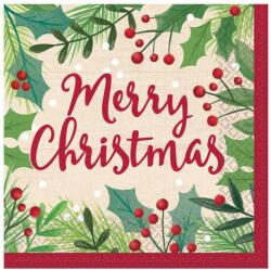  Merry Christmas szalvéta 16 db-os 33x33 cm