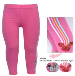  DISNEY Minnie egér oldalt átfordítható flitteres leggings 8 év (134 cm)