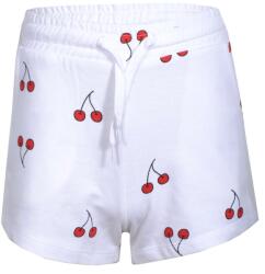  Glo Story fehér pamut nyári short cseresznye mintás 13 év (158 cm)