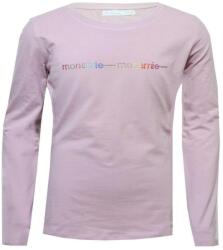 GLO-STORY Púder rózsaszín elasztikus hosszú ujjú póló/felső strasszokkal 13 év (162 cm)