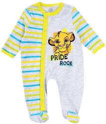  DISNEY Oroszlánkirály elől pattentos pizsi rugi/rugdalodzó 6 hó (68 cm)