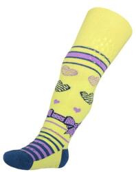  New Baby Pamut harisnyanadrág New Baby 3xABS sárga masnival 104-110