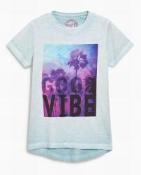 Next Póló kék pálma mintás 16 év (176 cm)