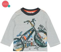  boboli póló biciklis csíkos 18-24 hó (92 cm)