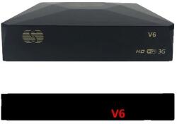  Műholdas TV -vevő, HD felbontás, CCCAMD támogatás, Sv6, EU dugó