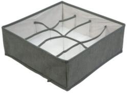 Mercaton összecsukható doboz 8 tároló zsebbel, merev oldalfalakkal, max. 4 kg, 32 x 32 x 13 cm (MCT-GBZ-BW2078)