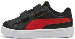 PUMA Puma, Rickie tépőzáras műbőr sneaker, Piros, Fekete, 24 EU (394254-19-7)