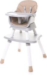 4Baby Master 6in1 etetőszék - Camel - pepita