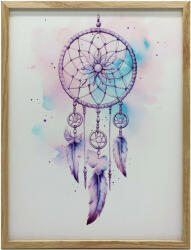  FALI PLAKÁT ÁLOMFŐ GYERMEKEK FA KERETBEN 50x70 CM