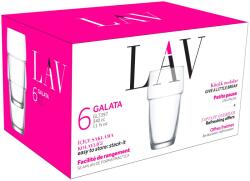 LAV Galata Long Drink 340ml koktélos pohár szett 6 darabos LV-GLT397F (A51233)