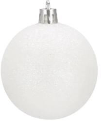 SPRINGOS Karácsonyfa gömbök 4/5/6cm 30db - fehér (CA0178)