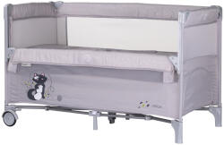 Chipolino Patut pliabil Chipolino Relax cloud cu laterala culisanta (KOSIRE257CL) - roua