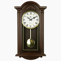 Merion ingás dió színű fa falióra