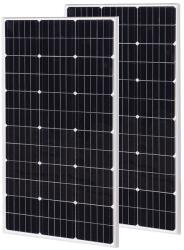  Napelemes rendszer, nagy hatékonyságú monokristályos, sokoldalú alkalmazások, 2db napelem