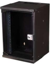 Equip EWM-09-3030-B állvány 9U Falra szerelhető állvány Fekete (EWM-09-3030-B)