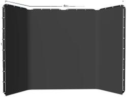  Háttér keret, összecsukható kivitel, beltéri használatra, SH-BJQ-2440-B