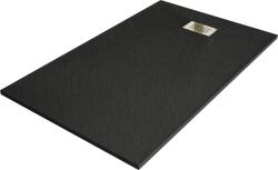 Mexen Hugo SMC zuhanytálca 140 x 70 cm, fekete , takaró arany - 42707014-G Kompozit zuhanytálca Kompozit zuhanytálca (5905315226099)