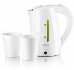 HAEGER EK-10W. 015A Travel Vízforraló - 0.5 L, Fehér (EK-10W.015A)