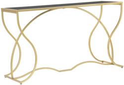  MAJIDA III fekete és arany vas konzolasztal (MF-142379000C)