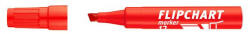 ICO Flipchart marker, 1-4 mm, vágott, ICO " Artip 12" , piros